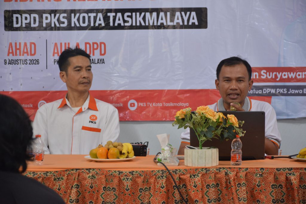 Bidang Relawan & Saksi PKS Kota Tasikmalaya Gelara Training Orientasi Partai (TOP) untuk Relawan PKS Kota Tasikmalaya